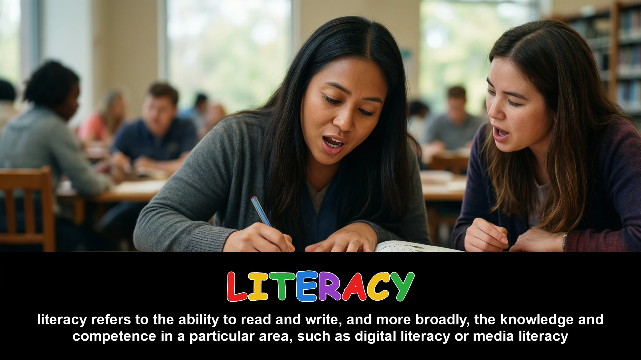 English Illustration for literacy